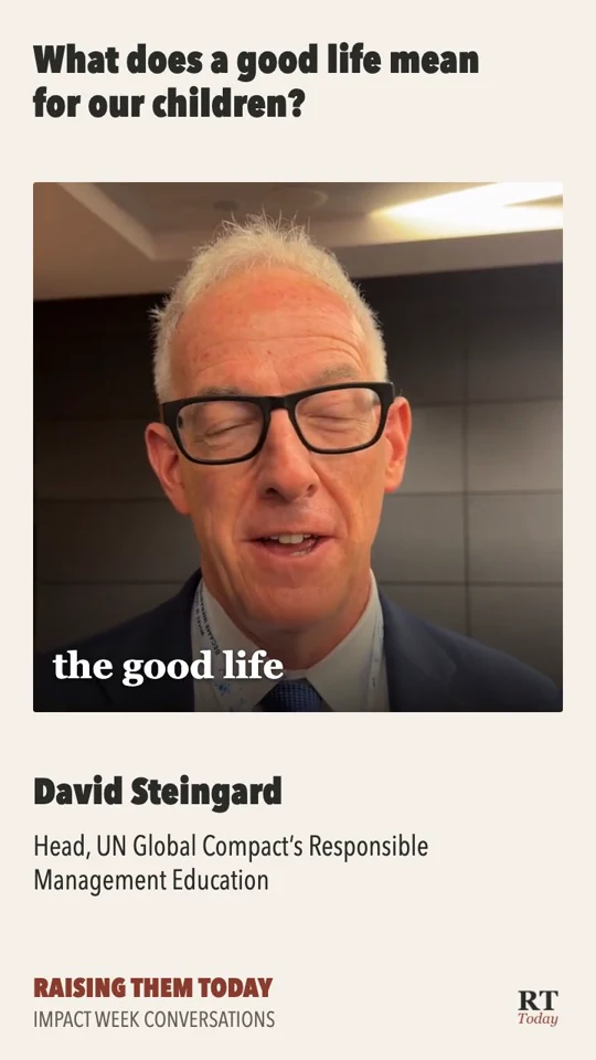 What does a good life mean for our children? Video preview